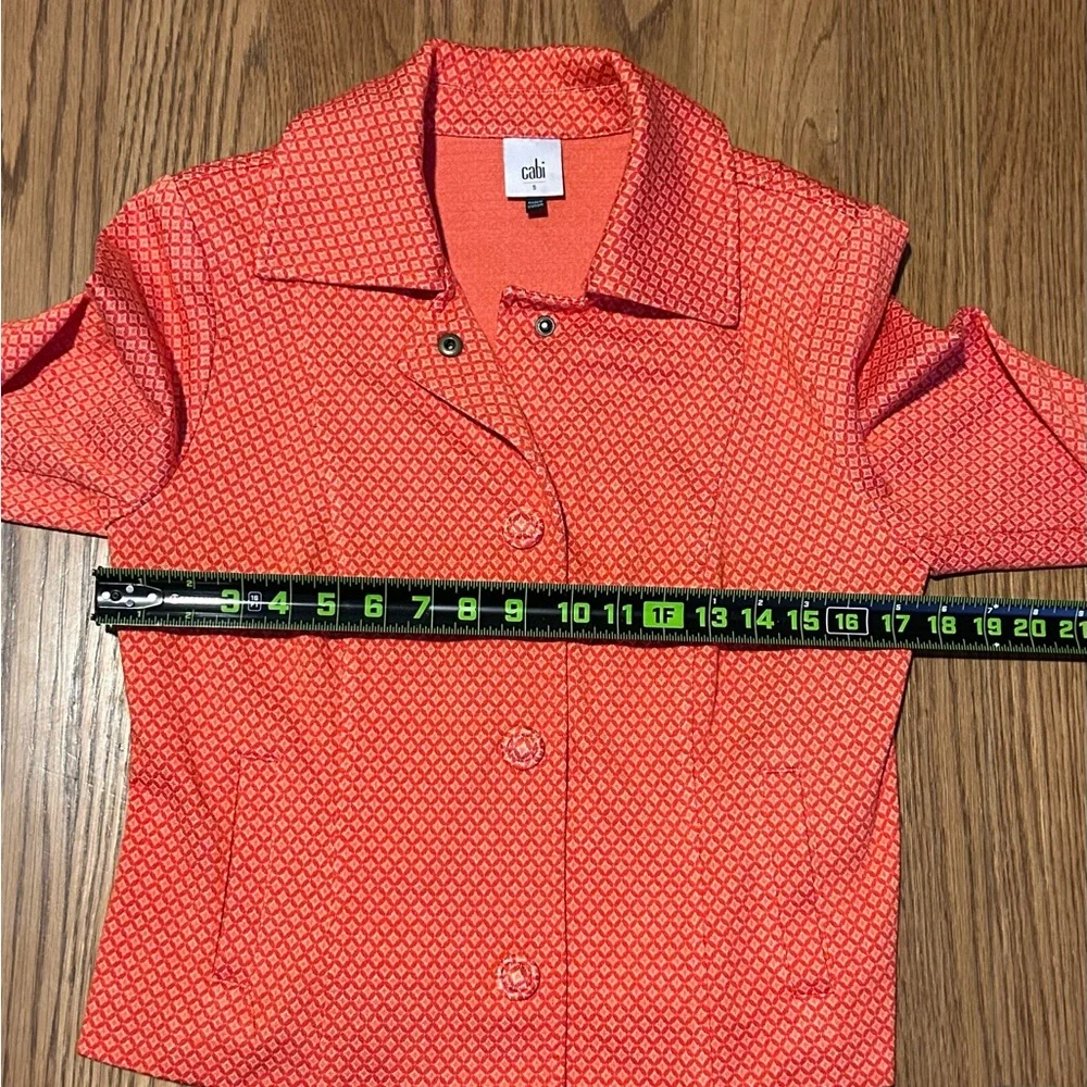 CAbi Topper Jacket Orange Textured Knit Blazer – Chic Statement‎ Jacket
